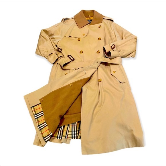 Burberry Men’s Wool Lined Removable Trench Coat Nova Check - Picture 3 of 16